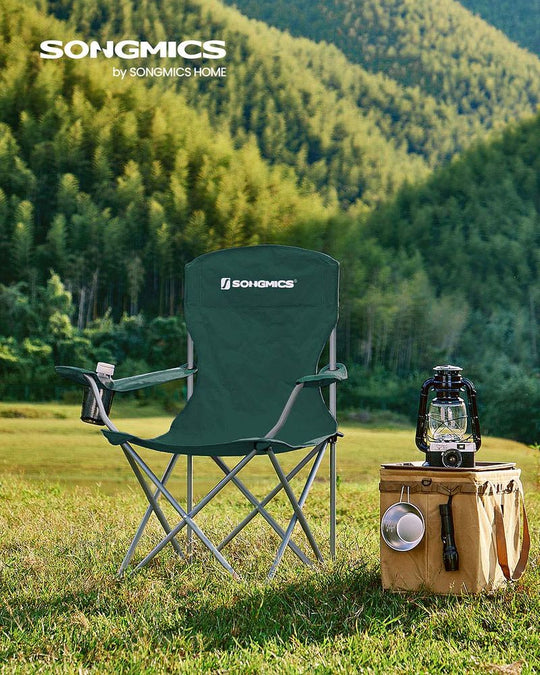 Folding Camping Chairs | Set of 2 Portable Outdoor Chairs