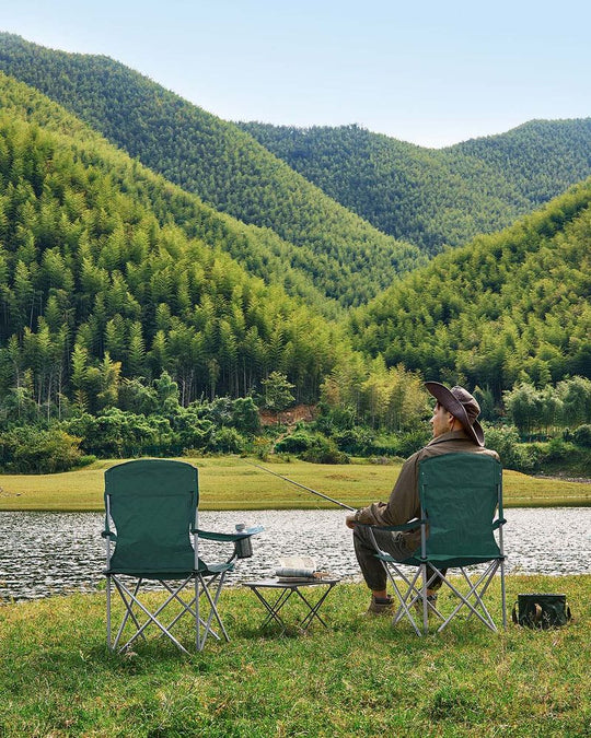 Folding Camping Chairs | Set of 2 Portable Outdoor Chairs