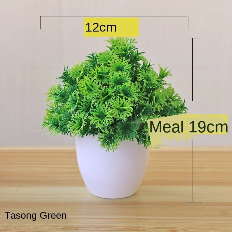 Artificial Bonsai Plant | Mini Desktop Greenery