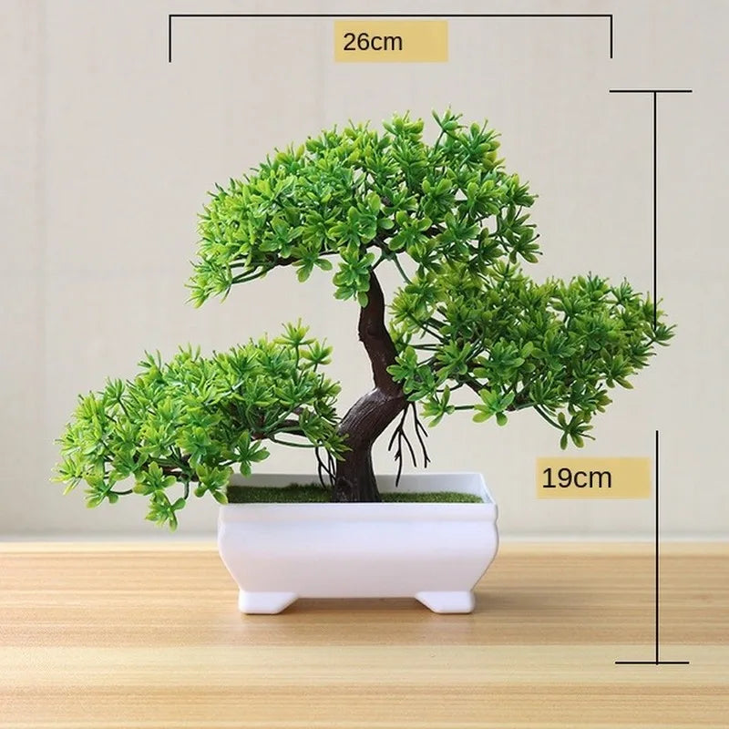 Artificial Bonsai Plant | Mini Desktop Greenery
