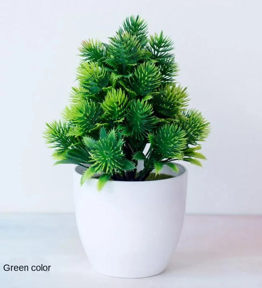 Artificial Bonsai Plant | Mini Desktop Greenery