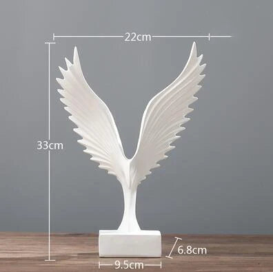 Eagle Wing Sculpture | Decorative Tabletop Statue