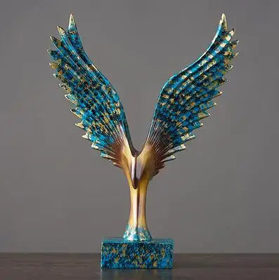 Eagle Wing Sculpture | Decorative Tabletop Statue