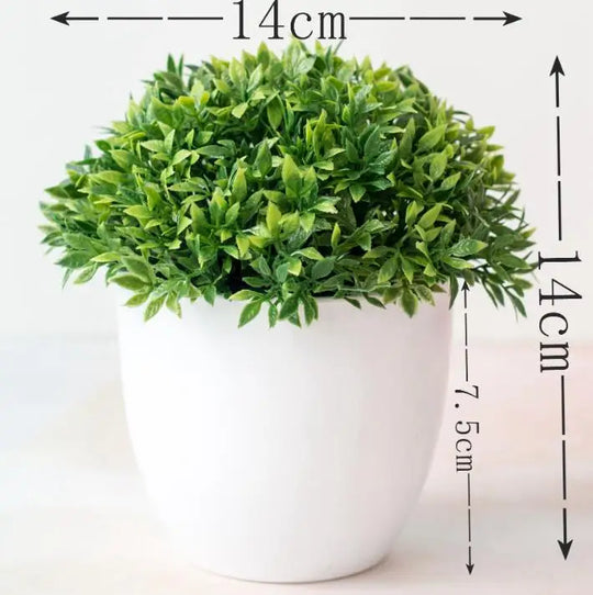 Artificial Bonsai Plant | Mini Desktop Greenery