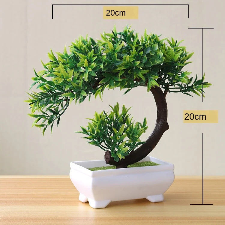 Artificial Bonsai Plant | Mini Desktop Greenery