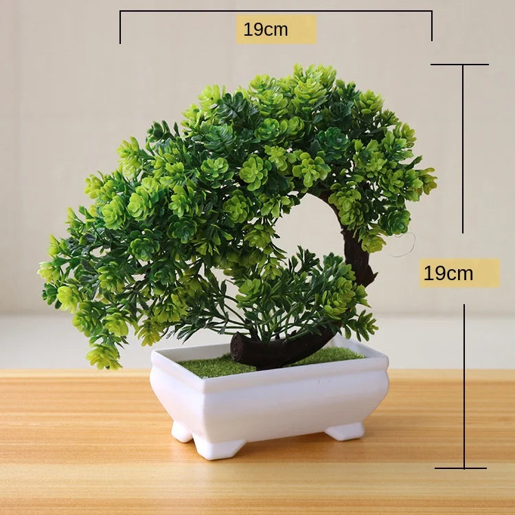 Artificial Bonsai Plant | Mini Desktop Greenery