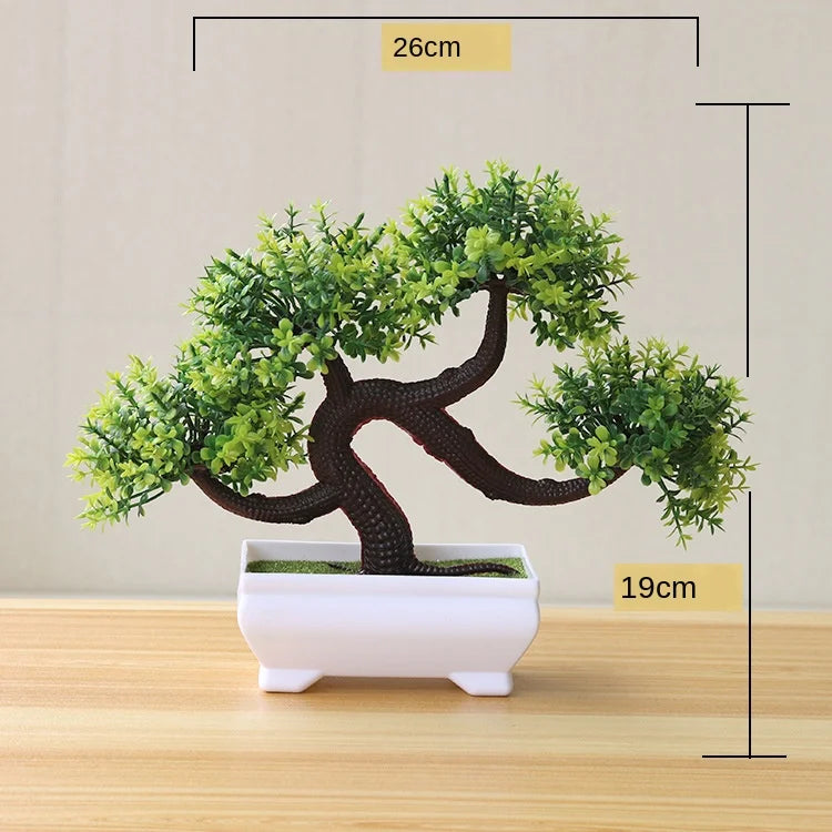 Artificial Bonsai Plant | Mini Desktop Greenery