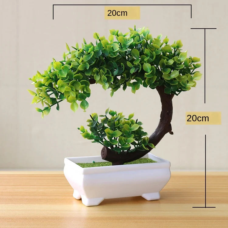 Artificial Bonsai Plant | Mini Desktop Greenery