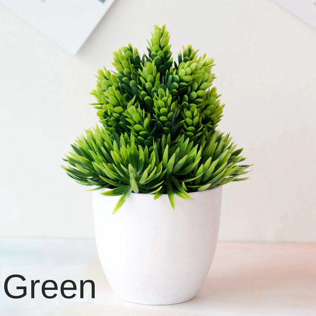 Artificial Bonsai Plant | Mini Desktop Greenery
