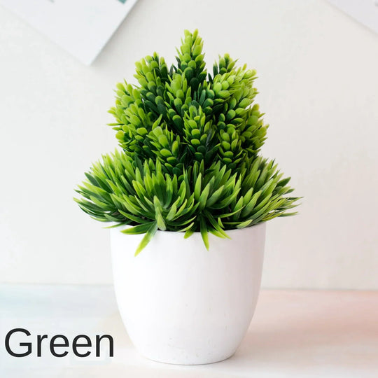 Artificial Bonsai Plant | Mini Desktop Greenery