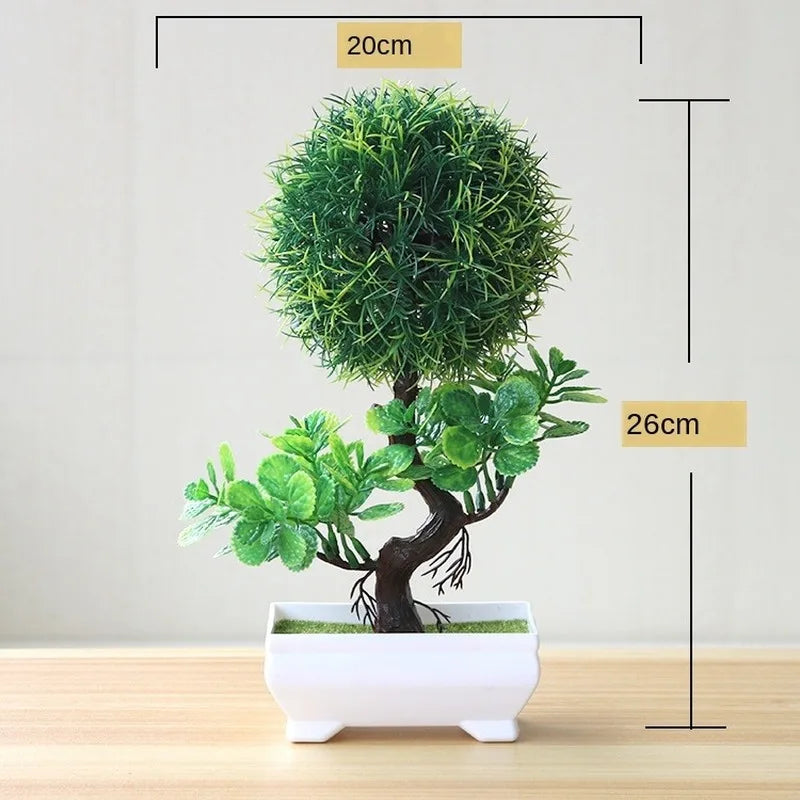 Artificial Bonsai Plant | Mini Desktop Greenery
