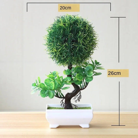 Artificial Bonsai Plant | Mini Desktop Greenery