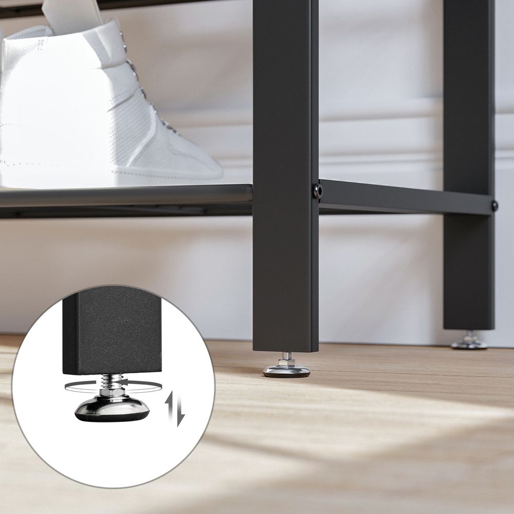 Industrial Hall Tree With Bench | Coat Hooks And Shoe Storage