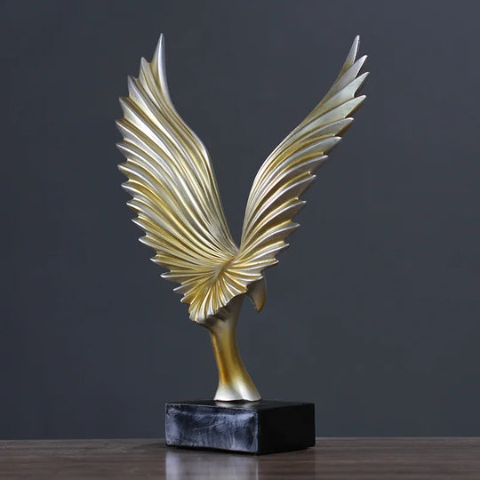 Eagle Wing Sculpture | Decorative Tabletop Statue