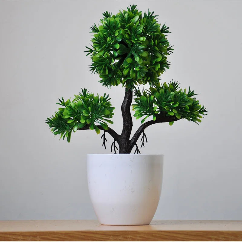Artificial Bonsai Plant | Mini Desktop Greenery