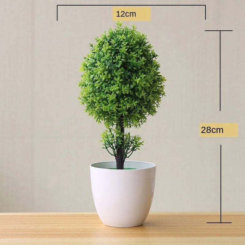 Artificial Bonsai Plant | Mini Desktop Greenery