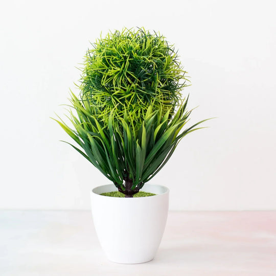 Artificial Bonsai Plant | Mini Desktop Greenery