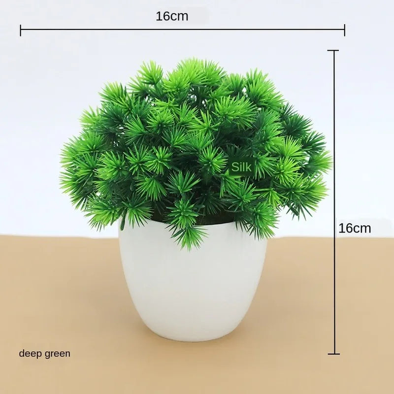 Artificial Bonsai Plant | Mini Desktop Greenery