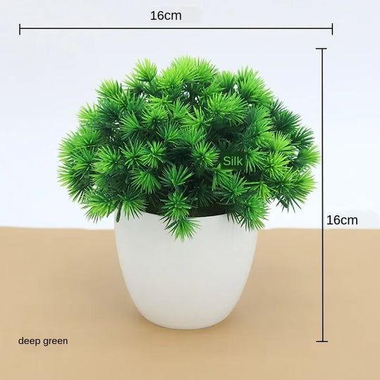 Artificial Bonsai Plant | Mini Desktop Greenery
