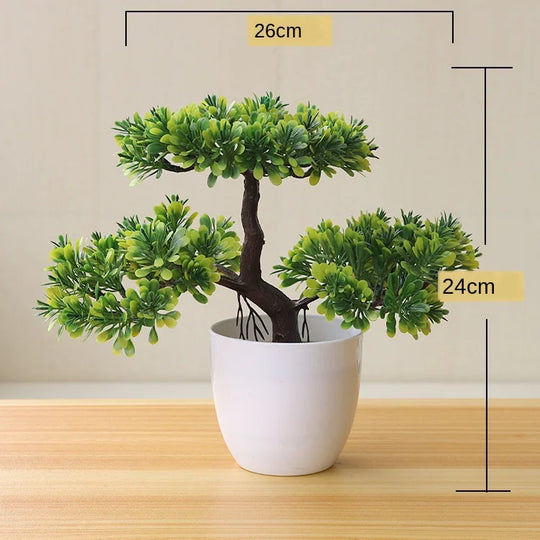 Artificial Bonsai Plant | Mini Desktop Greenery