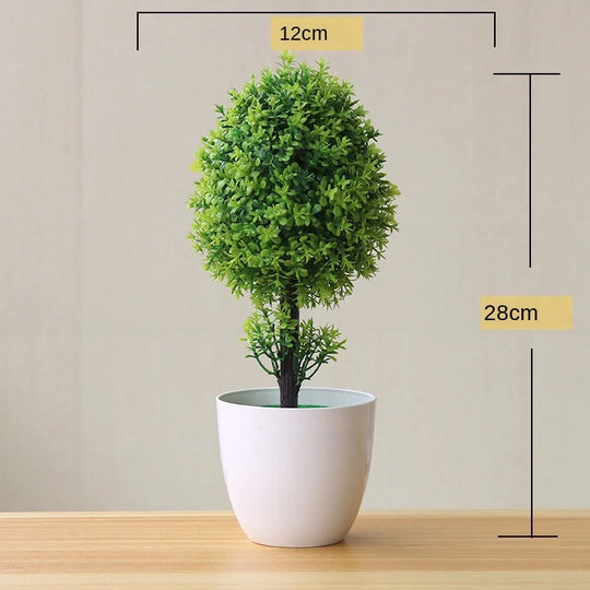 Artificial Bonsai Plant | Mini Desktop Greenery