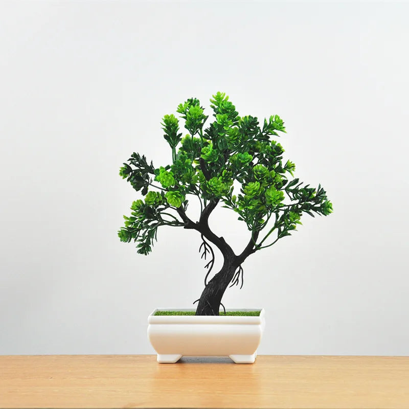 Artificial Bonsai Plant | Mini Desktop Greenery