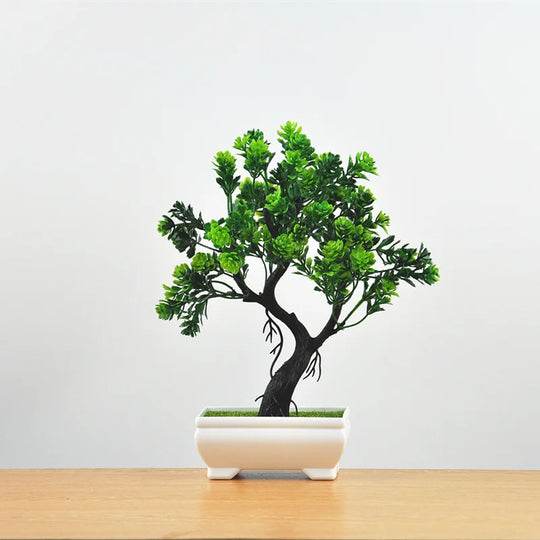 Artificial Bonsai Plant | Mini Desktop Greenery