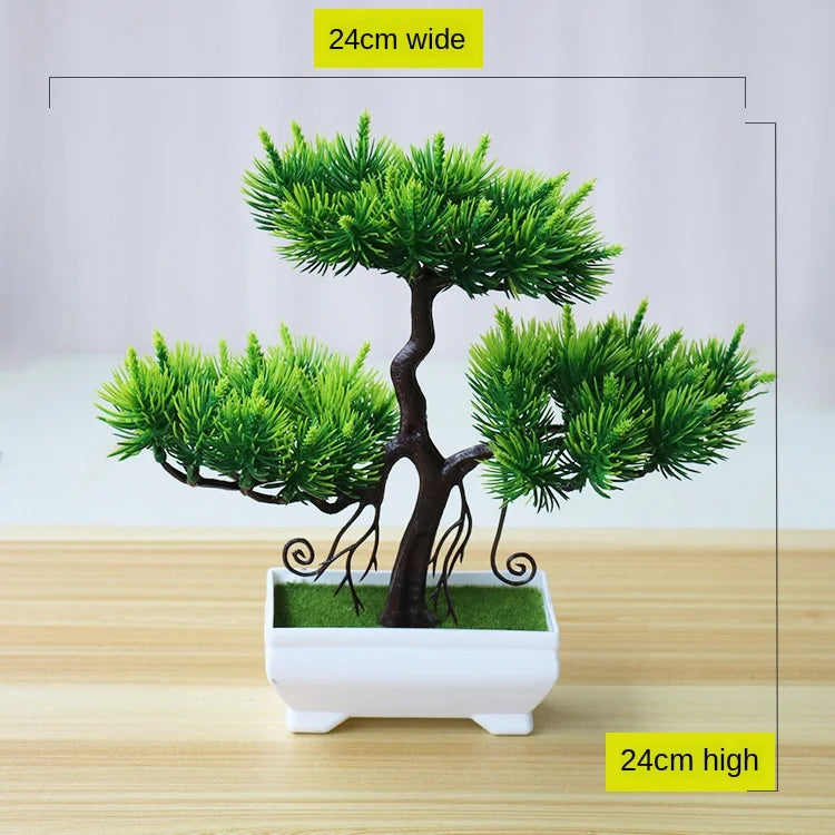 Artificial Bonsai Plant | Mini Desktop Greenery