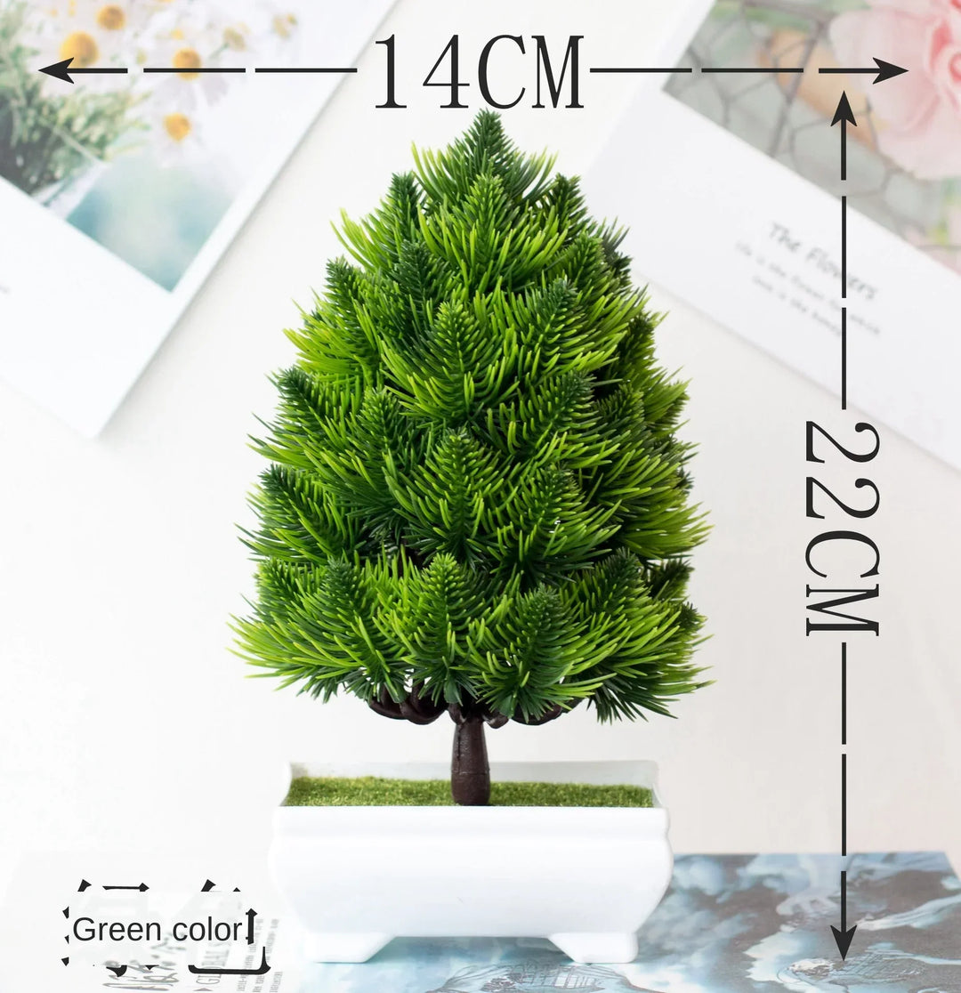 Artificial Bonsai Plant | Mini Desktop Greenery