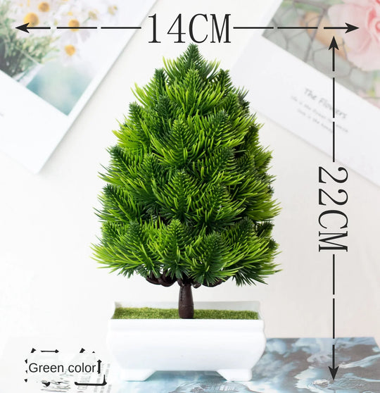 Artificial Bonsai Plant | Mini Desktop Greenery