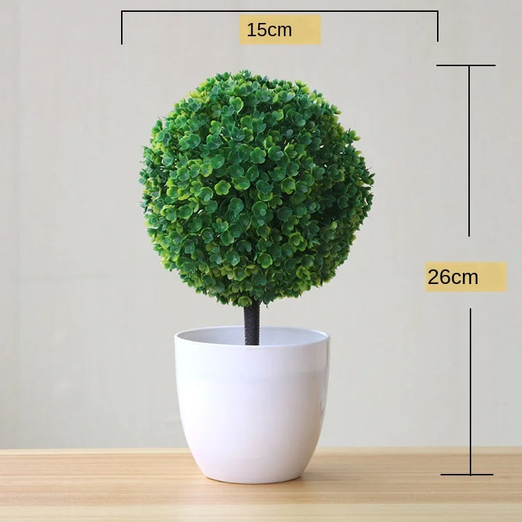 Artificial Bonsai Plant | Mini Desktop Greenery
