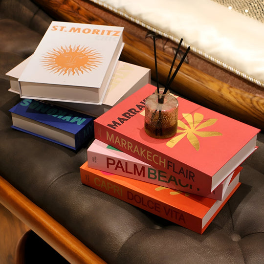 Decorative Book Stack | Coffee Table Accent Books