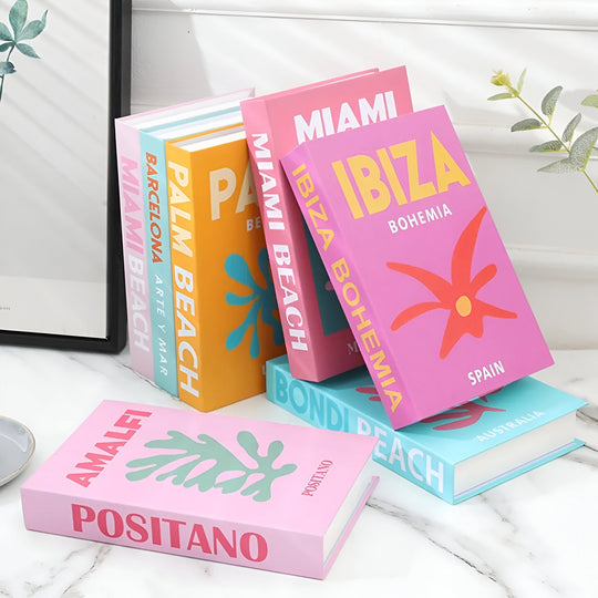 Decorative Book Stack | Coffee Table Accent Books
