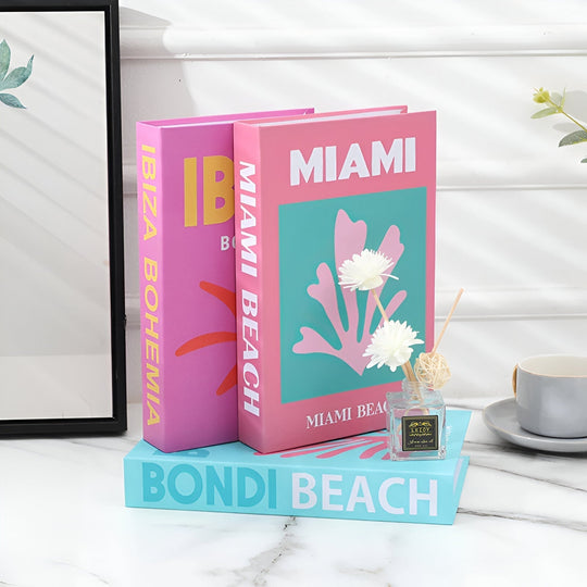 Decorative Book Stack | Coffee Table Accent Books