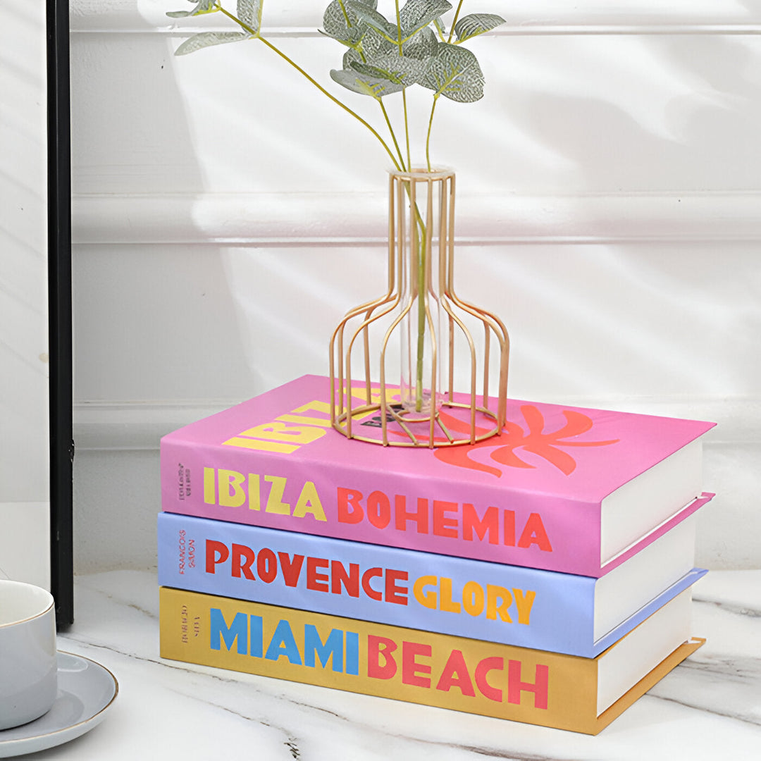 Decorative Book Stack | Coffee Table Accent Books