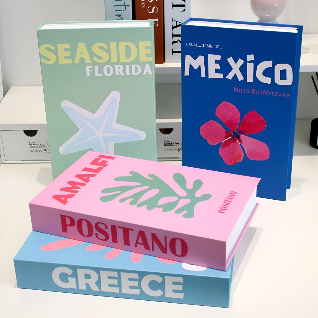 Decorative Book Stack | Coffee Table Accent Books