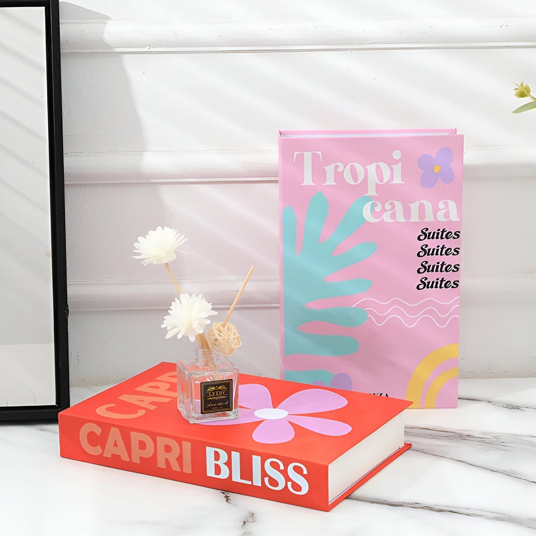 Decorative Book Stack | Coffee Table Accent Books