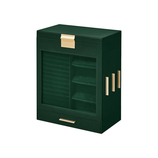 Multi Layer Jewelry Organizer Box | Glass Window And Mirror