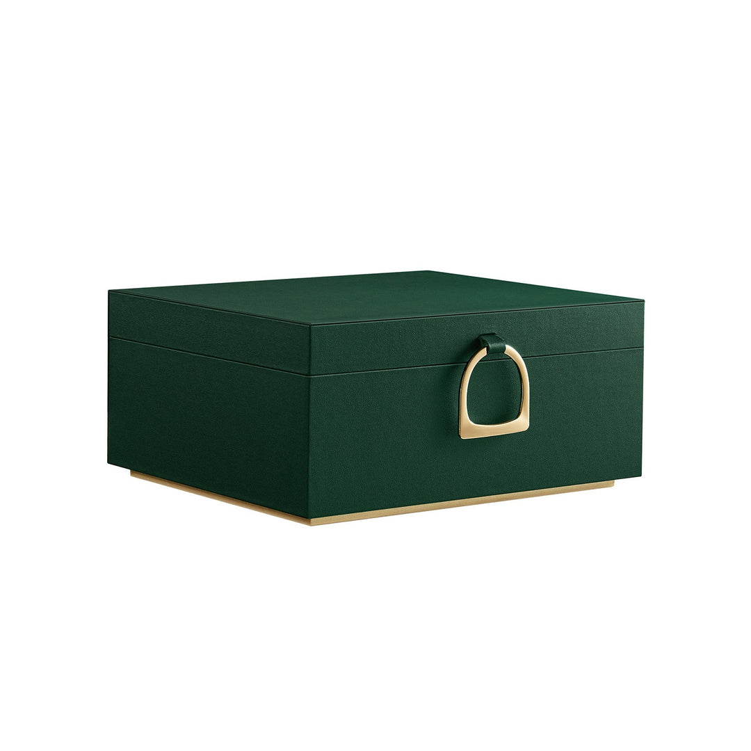 Jewelry Box Organizer | Metal Handle Storage Case