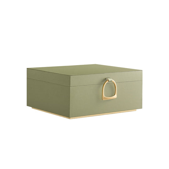 Jewelry Box Organizer | Metal Handle Storage Case
