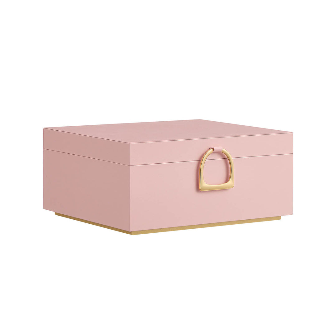 Jewelry Box Organizer | Metal Handle Storage Case