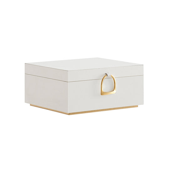 Jewelry Box Organizer | Metal Handle Storage Case