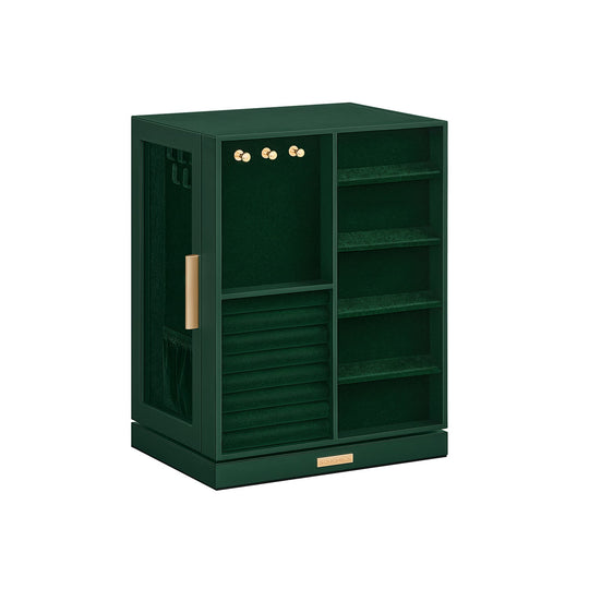 Rotating Jewelry Cabinet | 360-Degree Drawer Organizer