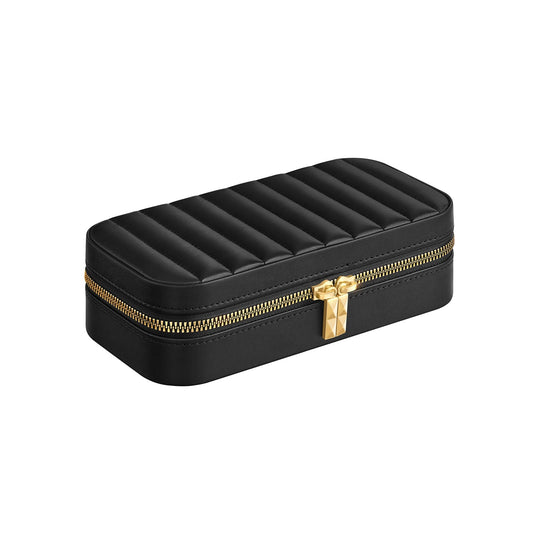 Travel Jewelry Case | Zippered Organizer With Built In Mirror