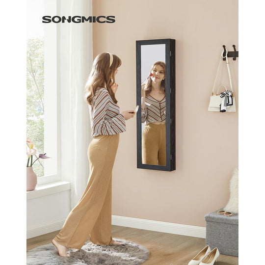 Jewelry Armoire Organizer | Full-Length Mirror Storage