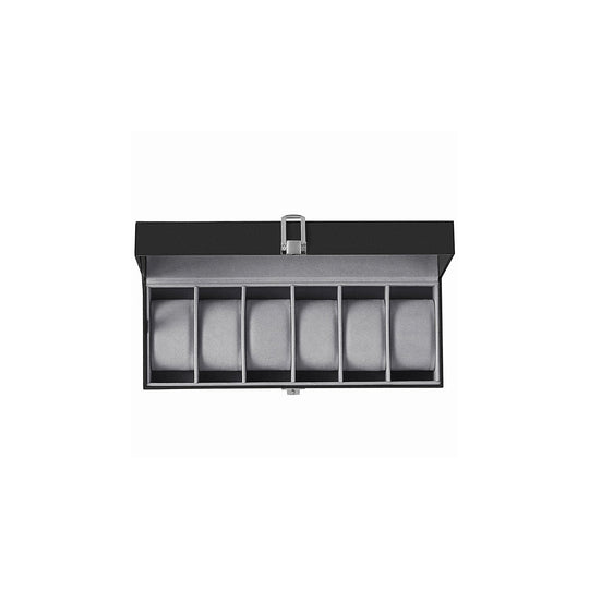 Watch Box Organizer | Glass Lid Display Case With Clasp