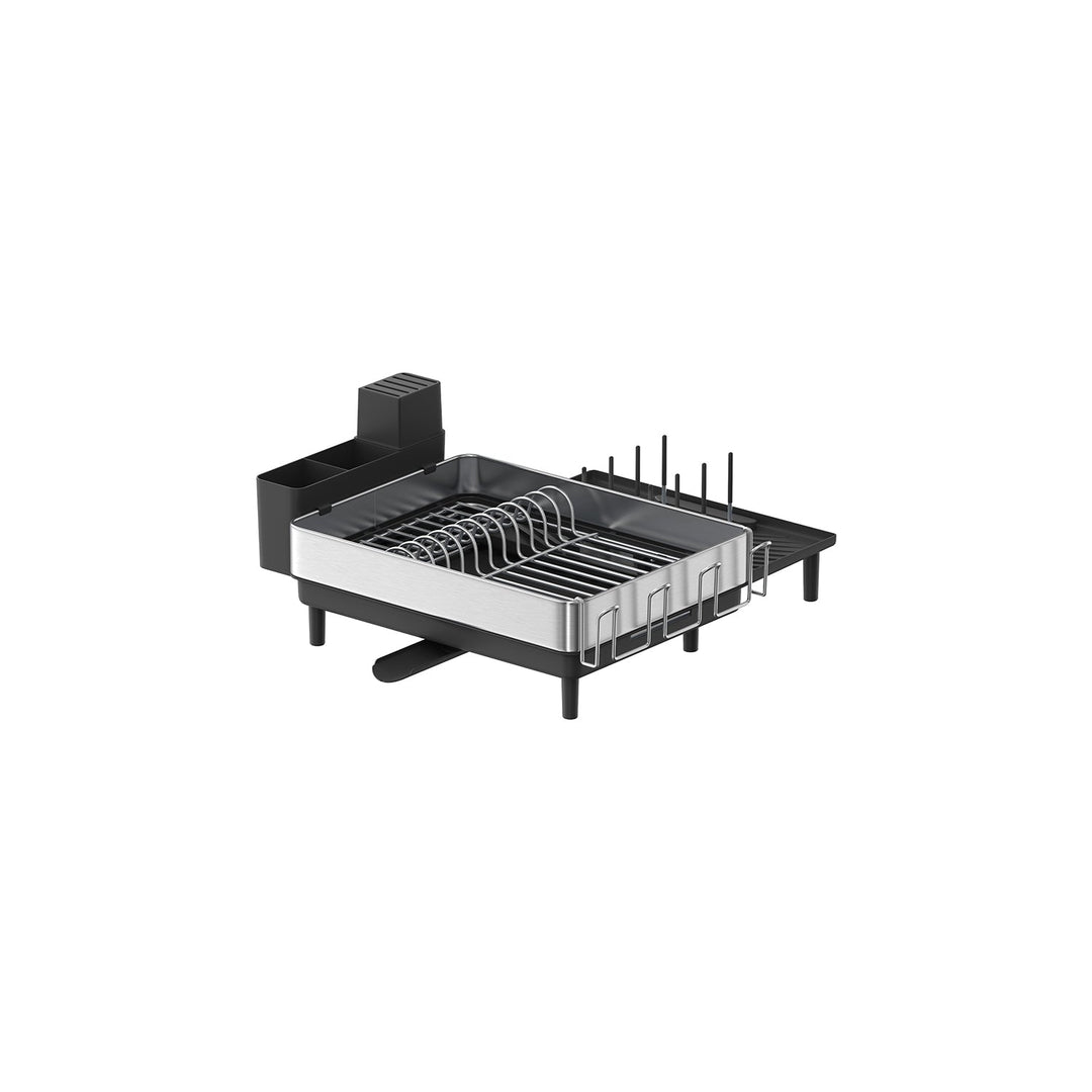 Expandable Dish Drying Rack | Stainless Steel Countertop Organizer