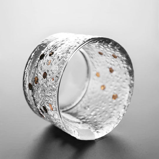 Gilded Whiskey Glass | Textured Japanese Rock Glass Set