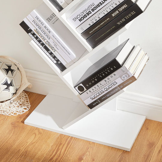 Tree Bookshelf | 9-Tier Space-Saving Corner Bookcase