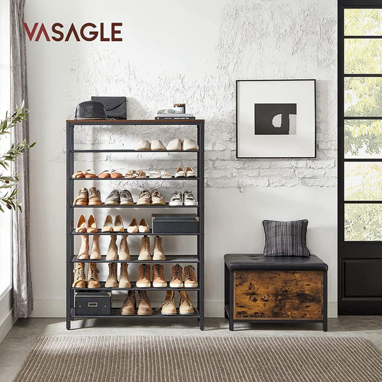 Industrial Shoe Rack | Multi-Tier Shoe Storage